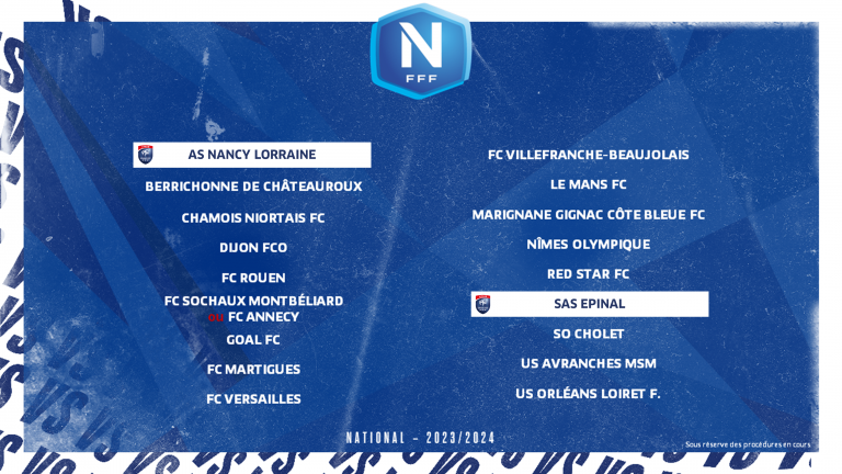 Championnats Nationaux, Les Calendriers 2023/2024 ! – LIGUE DU GRAND ...